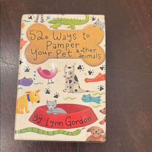 52 ways to Pamper your pet Cards - Multicolor